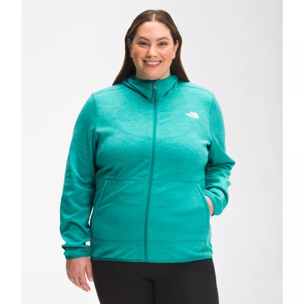 Porcelain Green Women Plus Canyonlands Hoodie The North Face