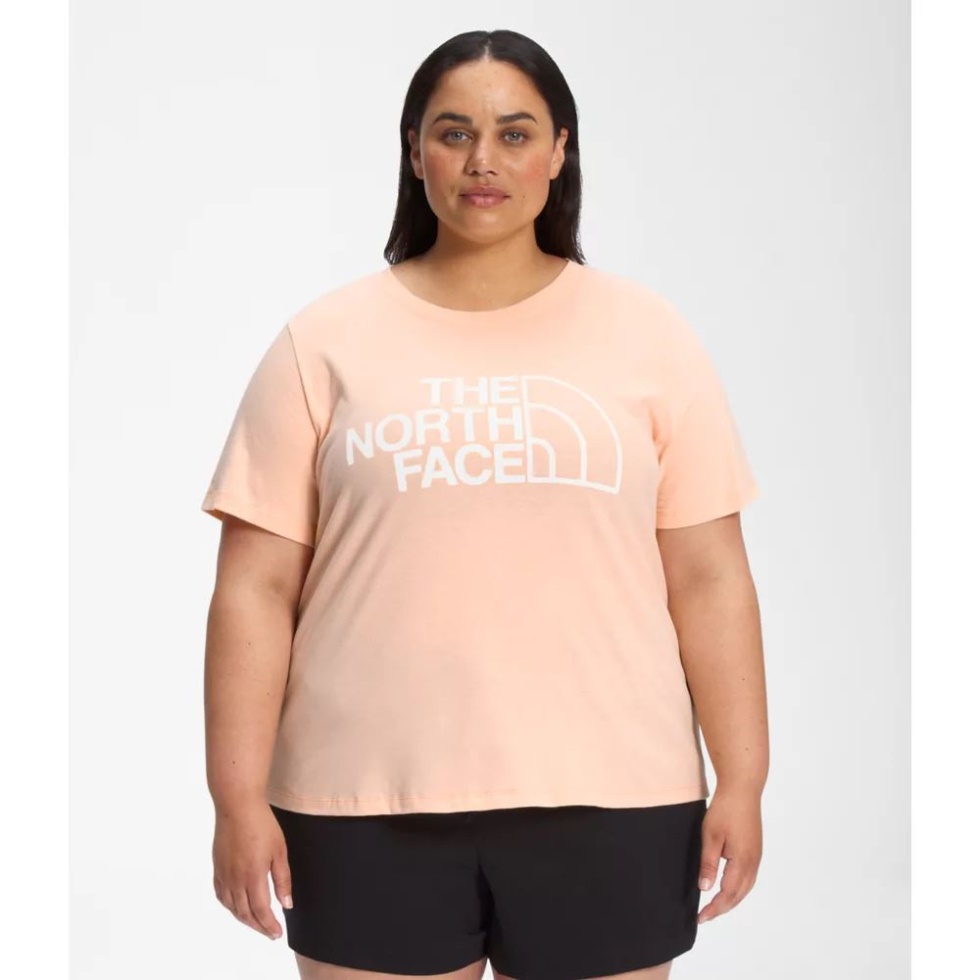 The North Face Apricot Ice Women Plus Short Sleeve Half Dome Cotton Tee