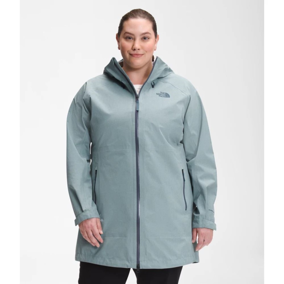 The North Face Blue Women Plus Dryzzle Futurelight Parka