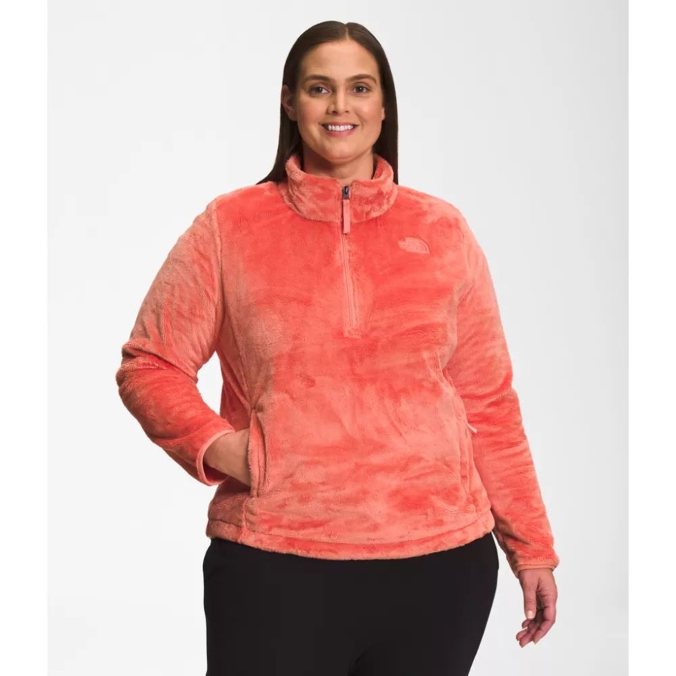 The North Face Coral Sunrise Women Plus Osito Zip Pullover