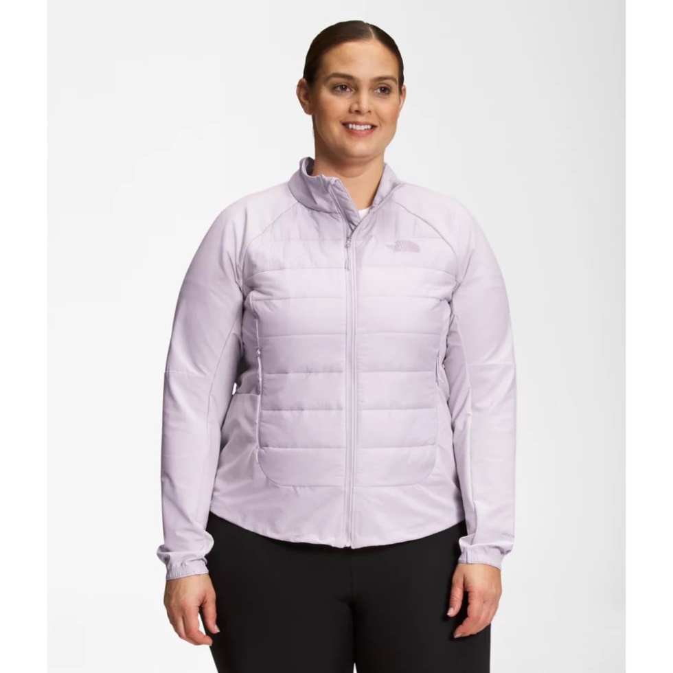 The North Face Lavender Fog Women Plus Shelter Cove Hybrid Jacket