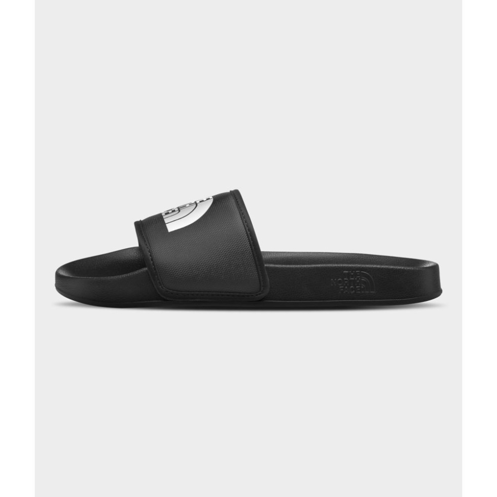 The North Face Men Base Camp Iii Slides Black White