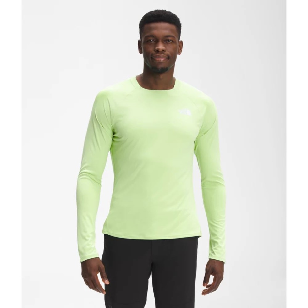 The North Face Men Big Pine Long Sleeve Crew Green