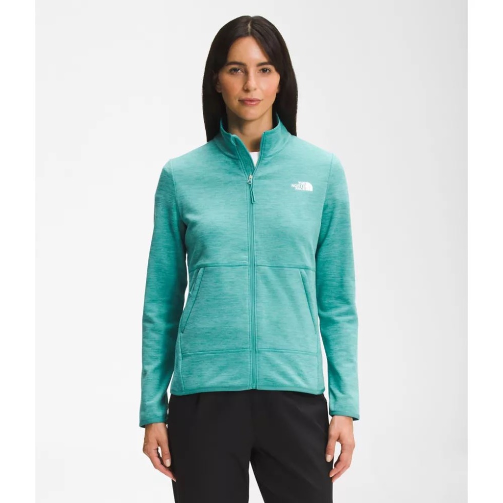 The North Face Porcelain Green Women Canyonlands Full Zip