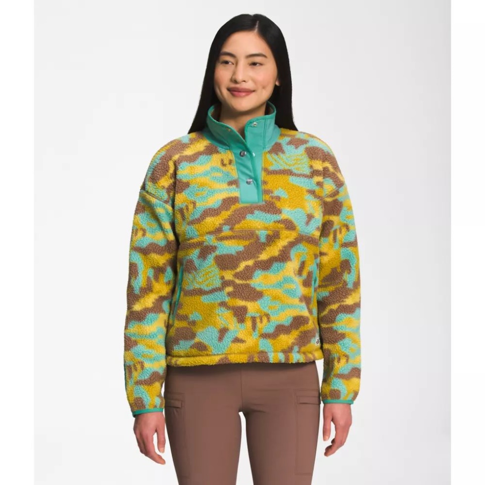 The North Face Wasabi Dazzle Women Printed Cragmont Fleece Snap