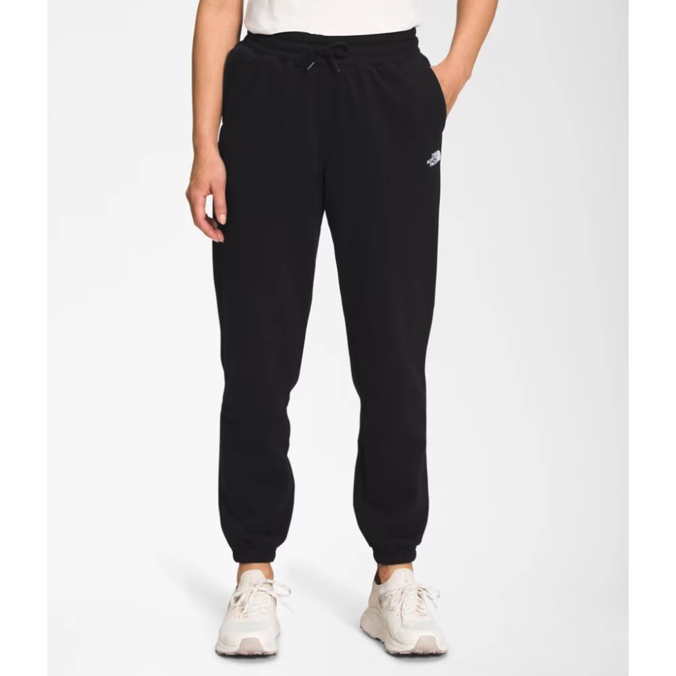 The North Face New Collection Women Half Dome Fleece Sweatpants Black White