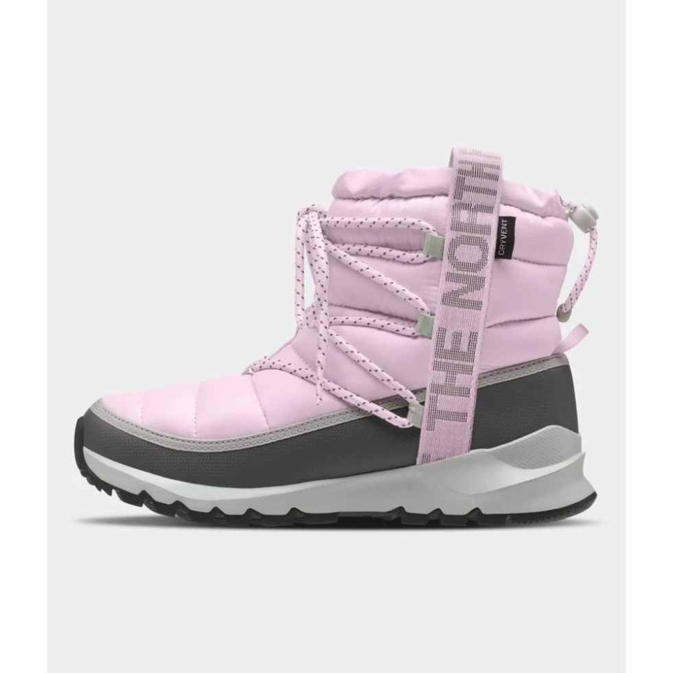 The North Face Women Thermoball Lace Up Waterproof Boots Lavender Fog