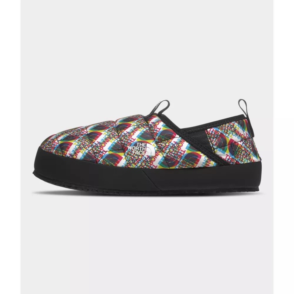 The North Face Youth Thermoball Traction Ii Mules White Glitch