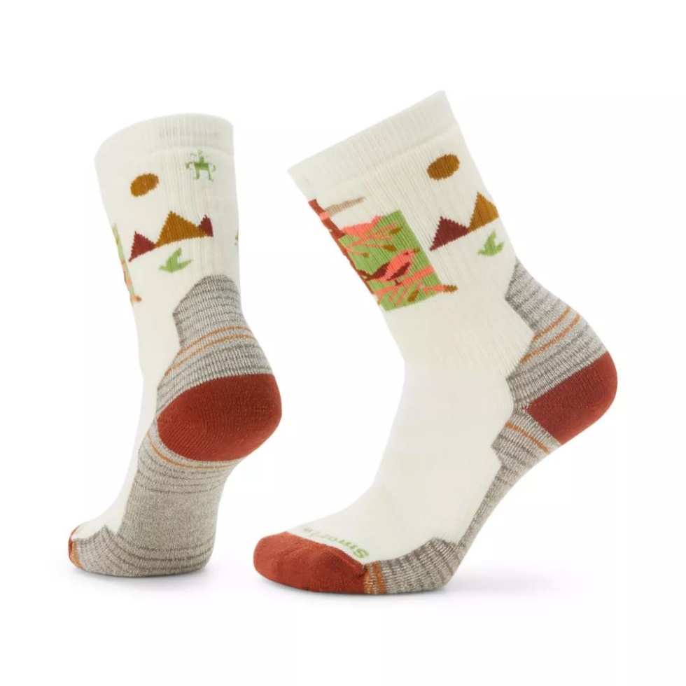 Women Hike Full Cushion Alpine Perch Crew Socks Natural (Tan) The North Face