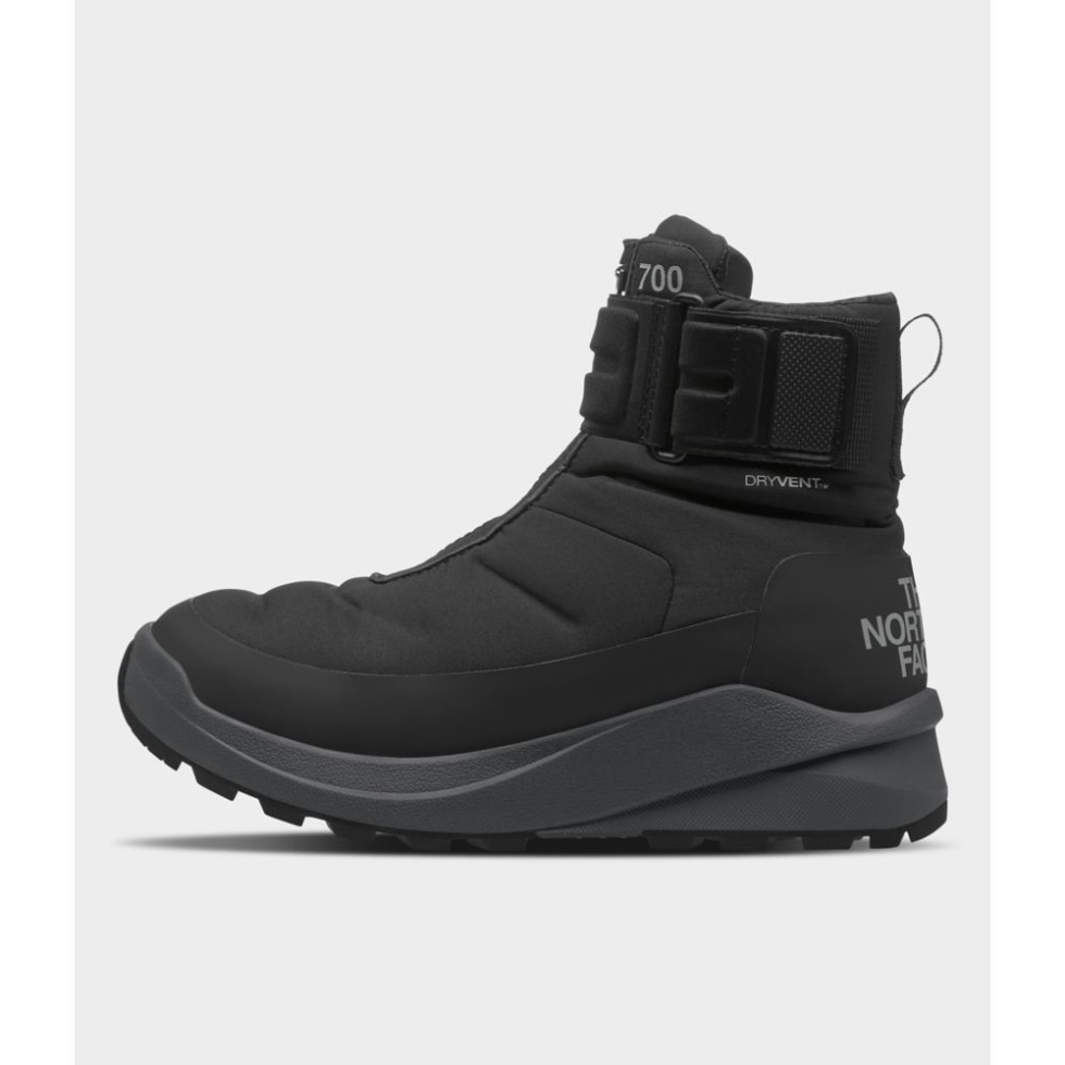 Women Nuptse Ii Strap Waterproof Boots The North Face Grey