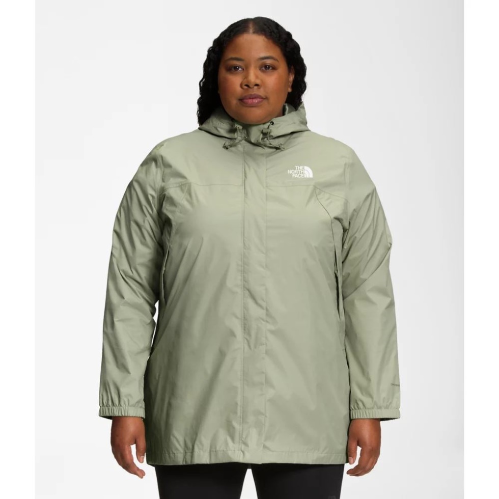 Women Plus Antora Parka The North Face Tea Green