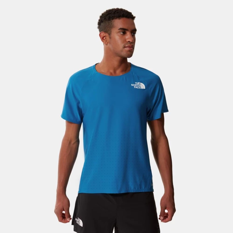 Banff Blue The North Face Men Flight Series Weightless T-Shirt