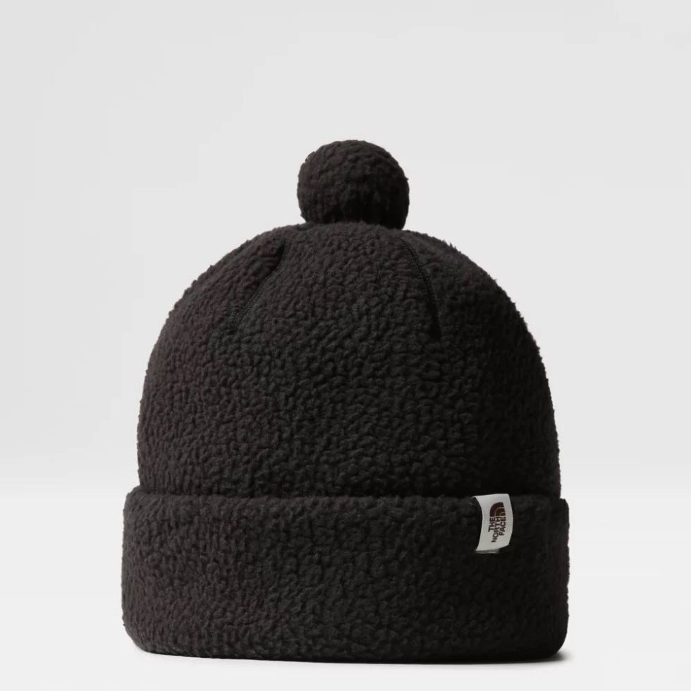 Black The North Face Cragmont Fleece Beanie