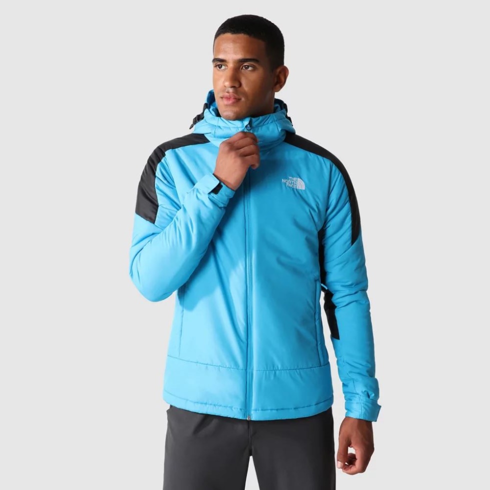 Blue The North Face Men Athletic Outdoor Circular Hybrid Insulated Jacket