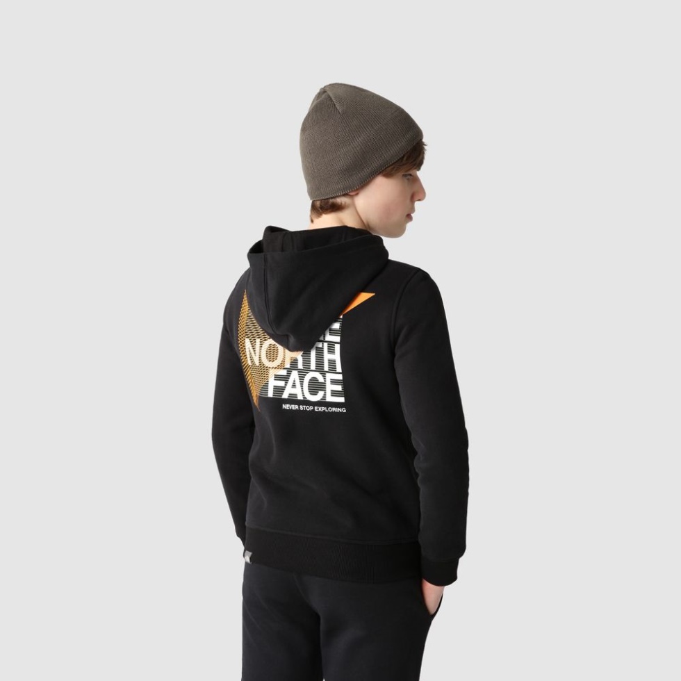 Boys Graphic Pullover Hoodie The North Face Black