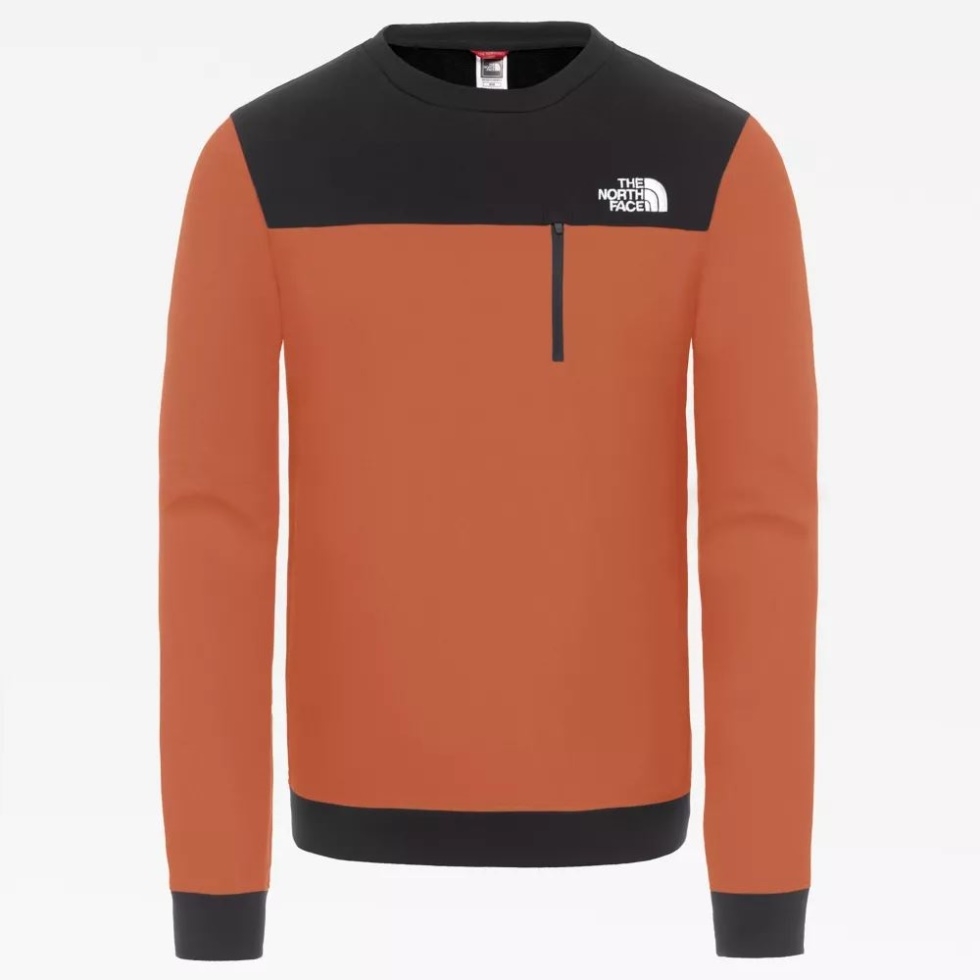 Burnt Ochre Men Light Tech New Peak Pullover The North Face