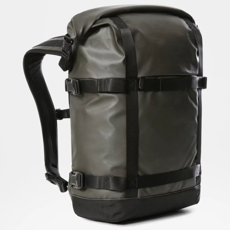 Commuter Roll Top Backpack The North Face New Taupe Green
