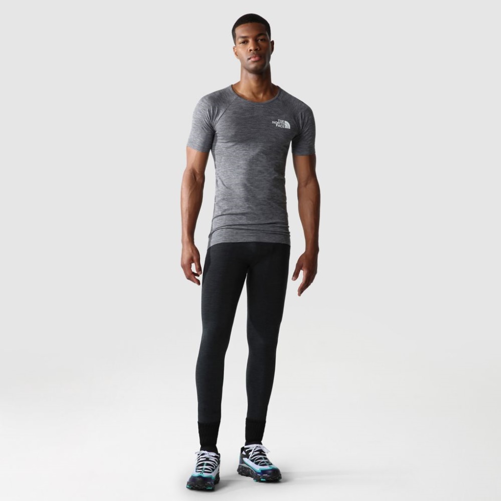 Men Training Lab Seamless Leggings Grey The North Face