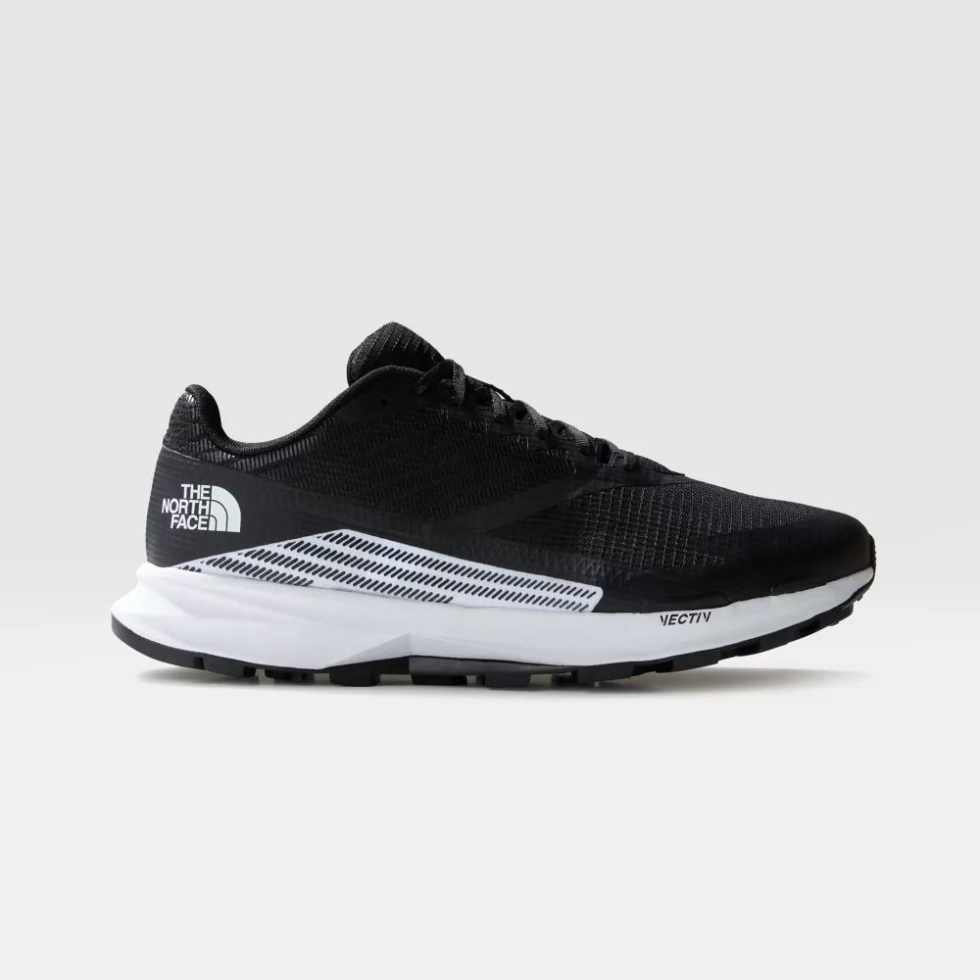 Men Vectiv Levitum Trail Running Shoes Black White The North Face