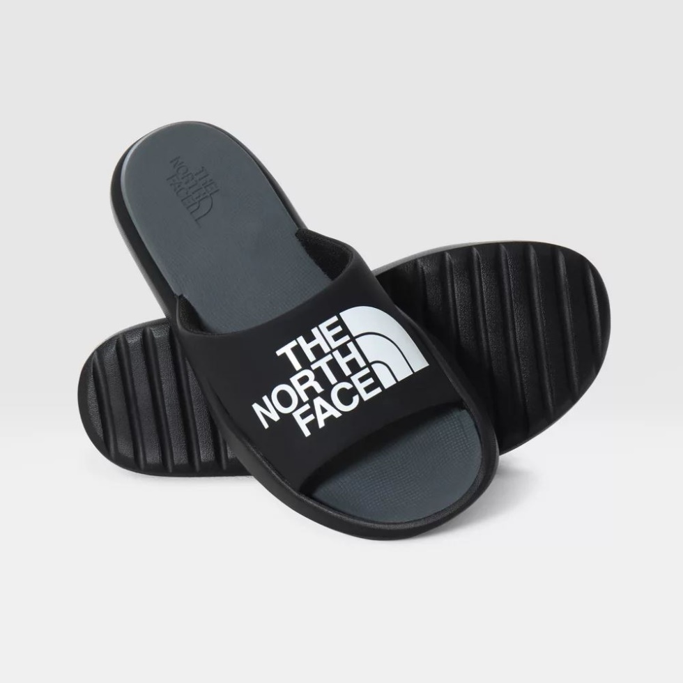 The North Face Black White Men Triarch Slides