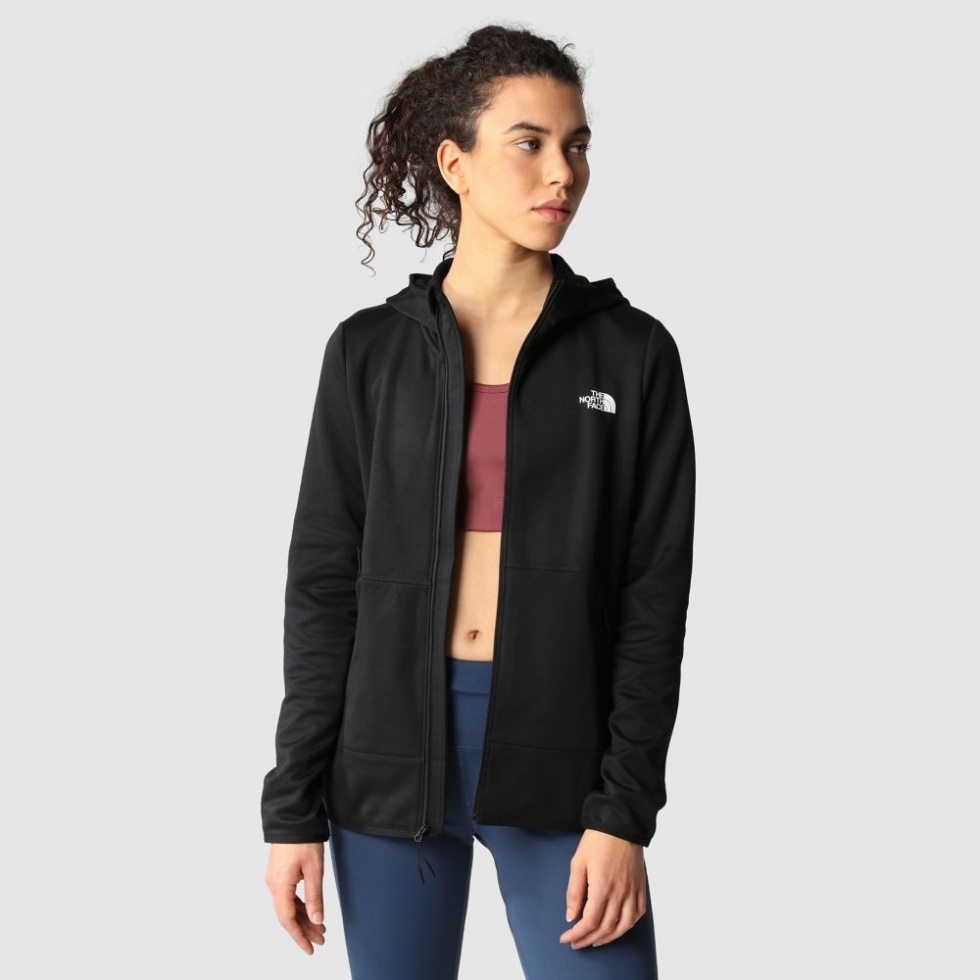 The North Face Black Women Canyonlands Hooded Fleece Jacket