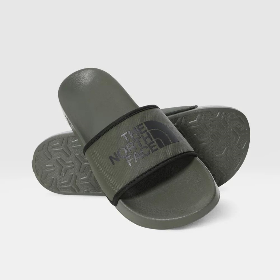 The North Face Men Base Camp Slides Iii New Taupe Green