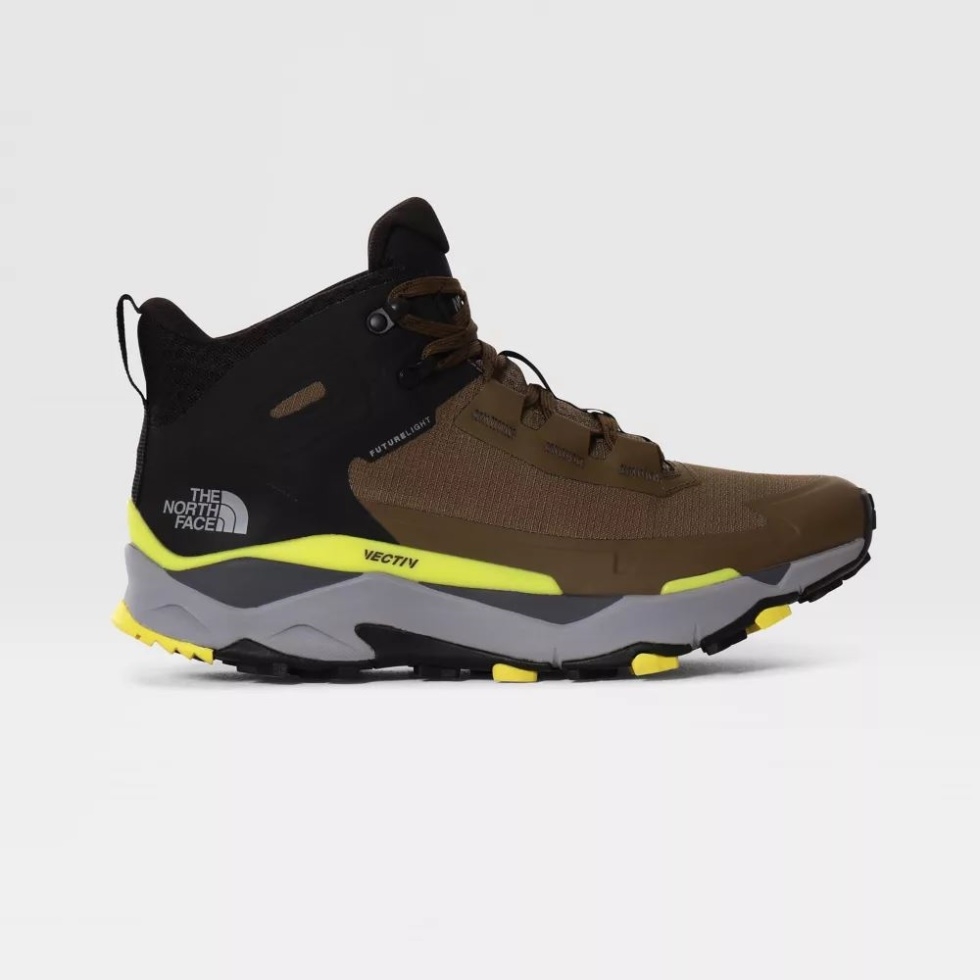 The North Face Military Olive Men Vectiv Exploris Futurelight Hiking Boots