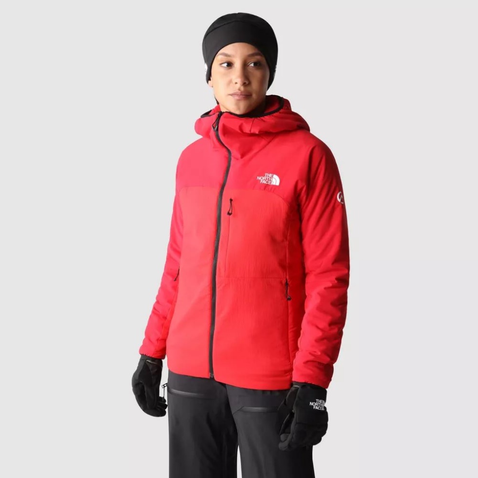 The North Face Red Women Summit Casaval Midlayer Hoodie