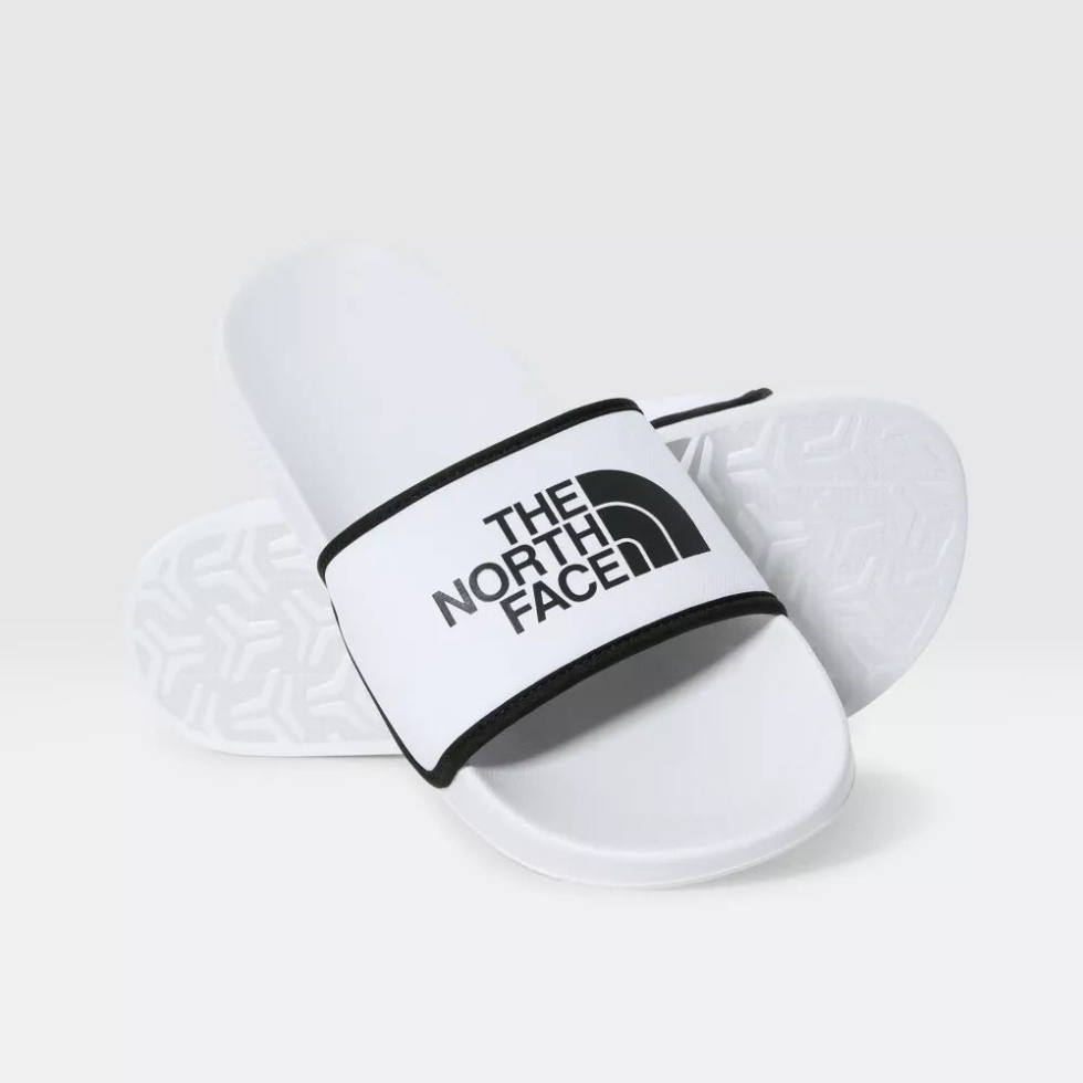 The North Face Women Base Camp Slides Iii White Black