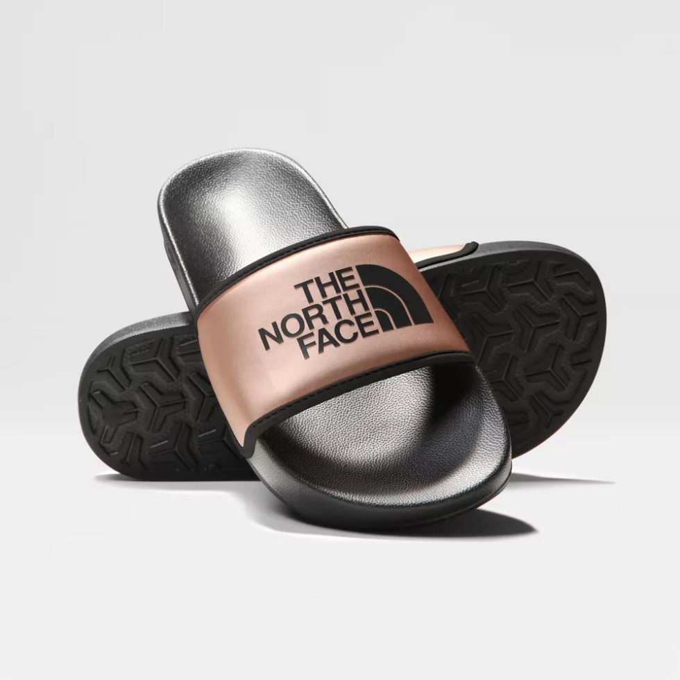 Women Metallic Base Camp Slides Iii Metallic Bronze The North Face