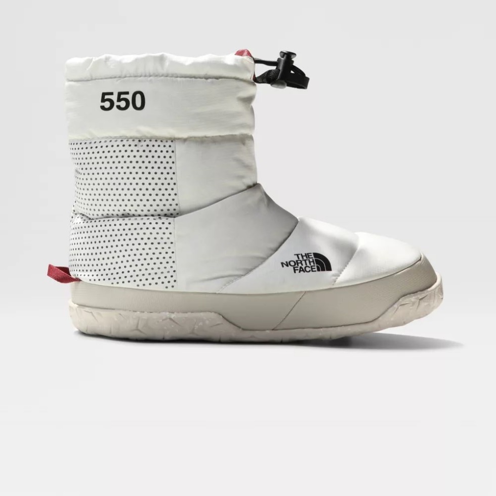 Women Nuptse après Booties White The North Face