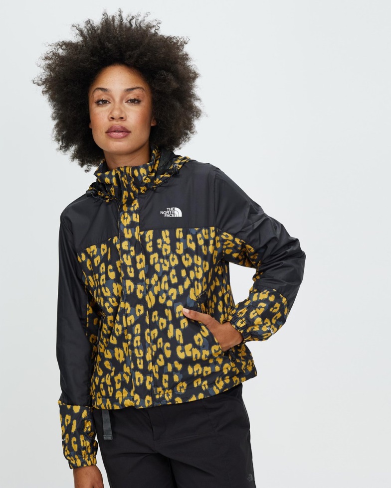 Arrowwood Yellow Printed Hydrenaline Wind Jacket The North Face