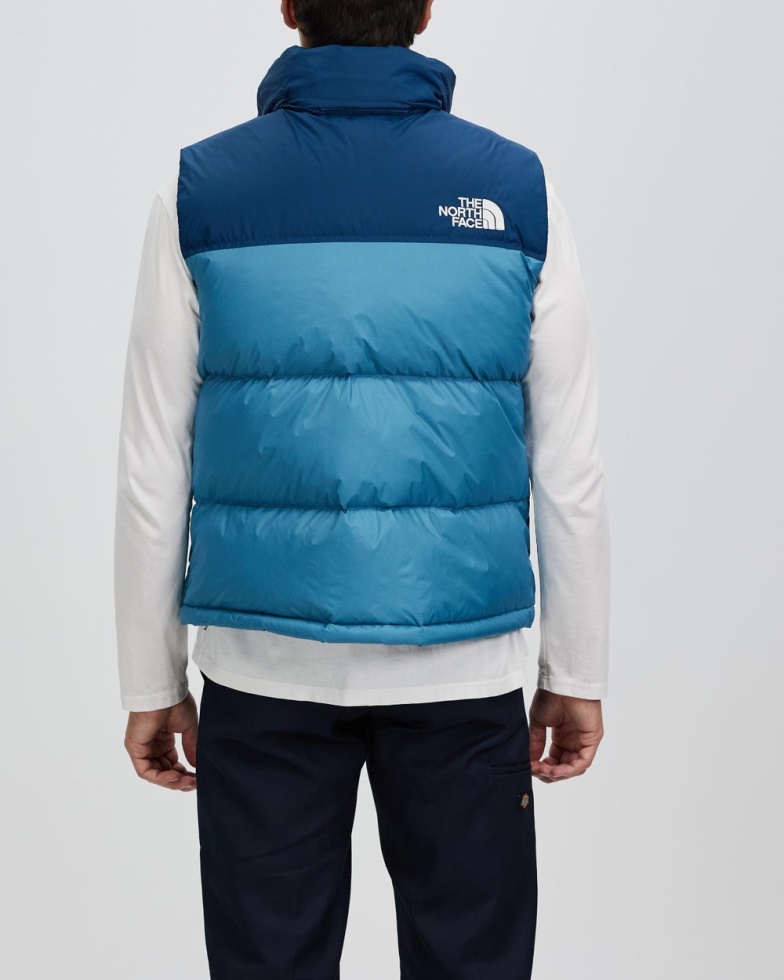 1996 Retro Nuptse Vest Storm Blue The North Face