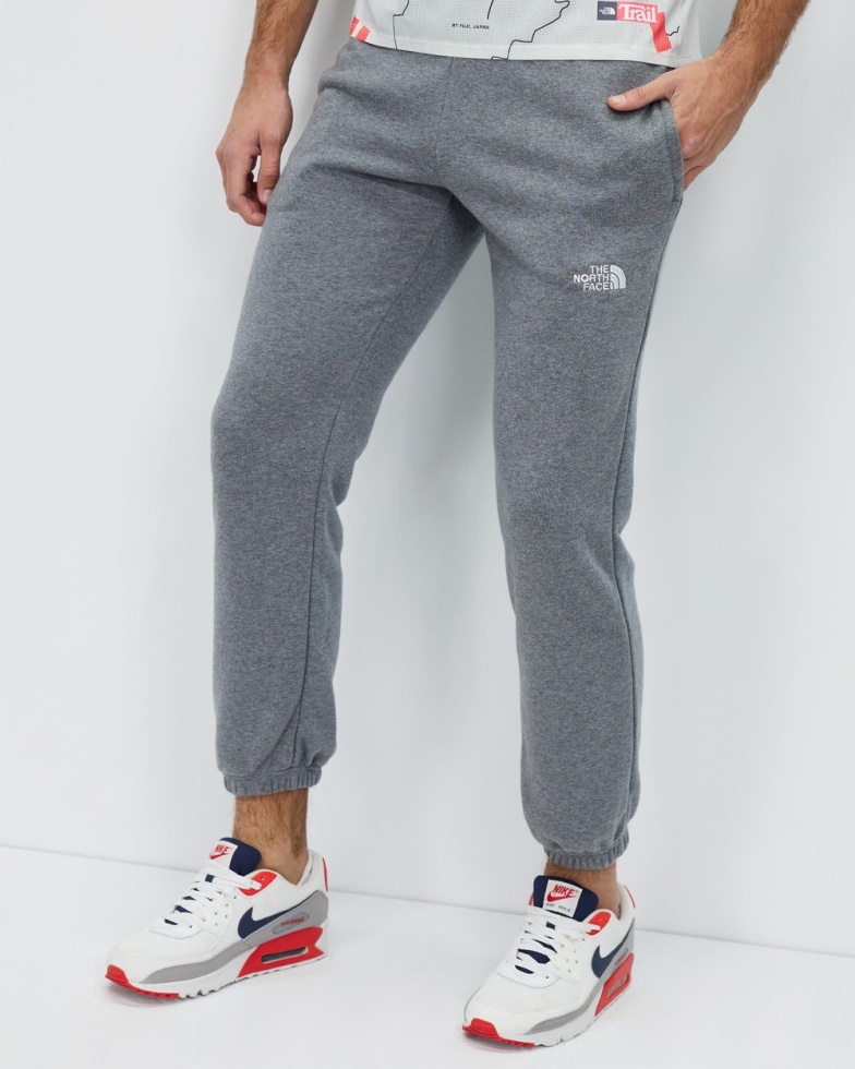 Simple Logo Sweatpants Grey The North Face