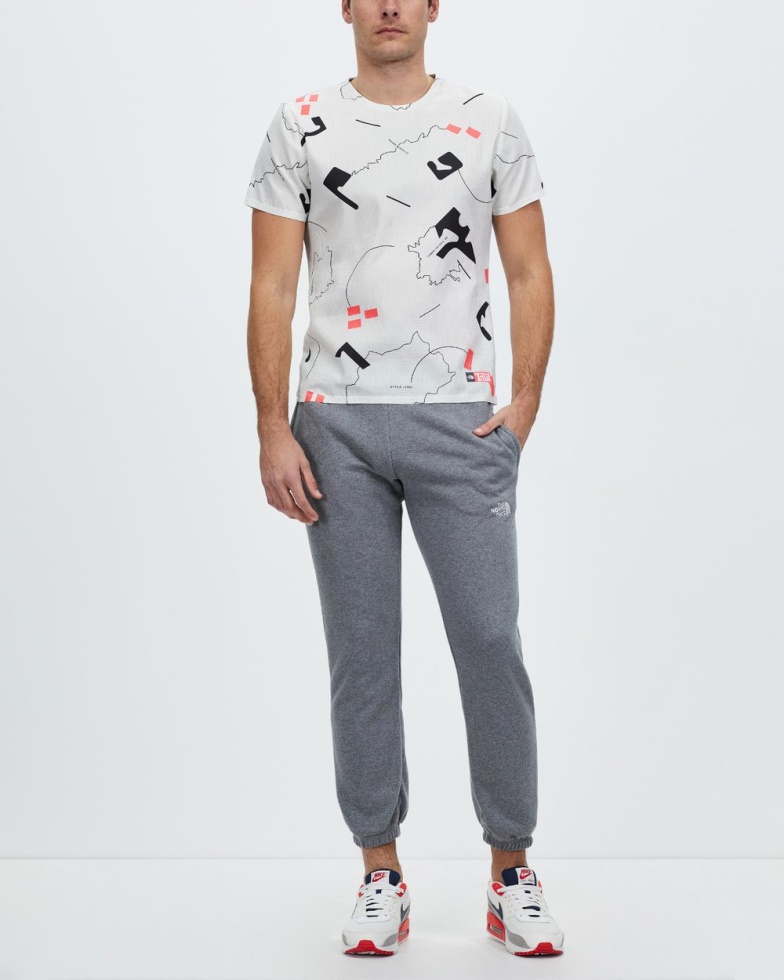 Simple Logo Sweatpants Grey The North Face