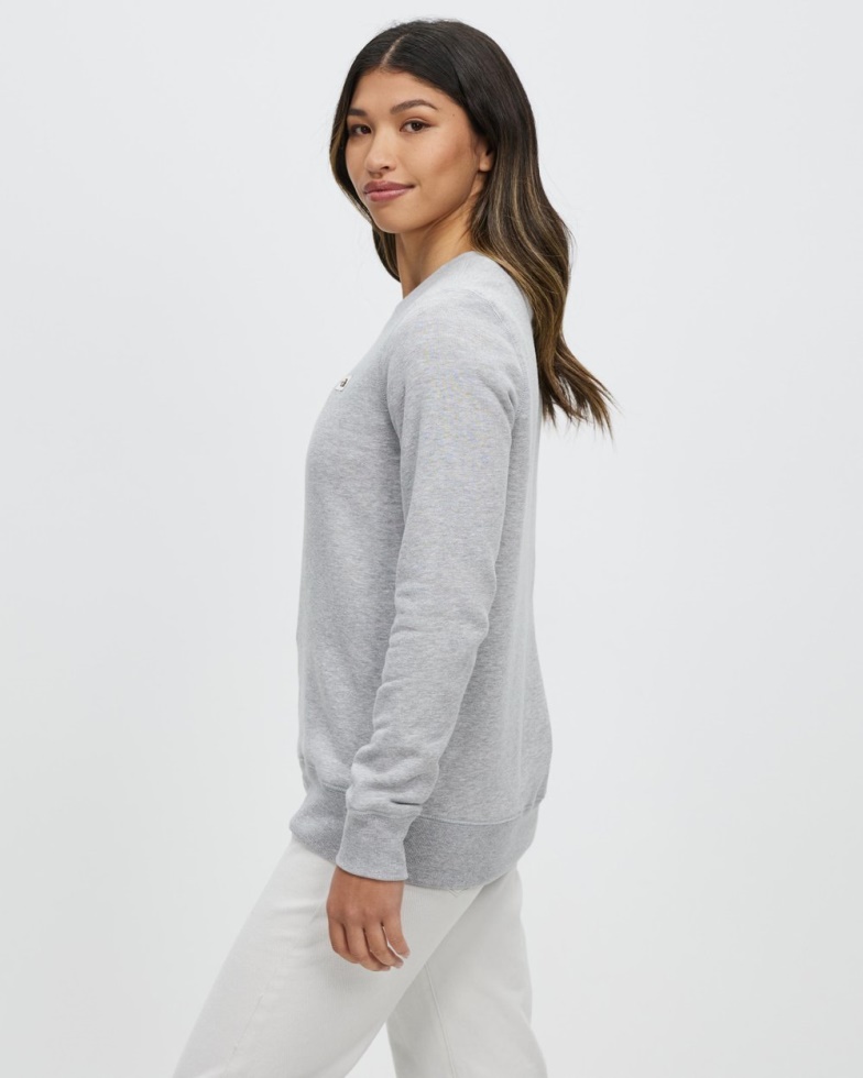 Grey Heritage Patch Crew The North Face