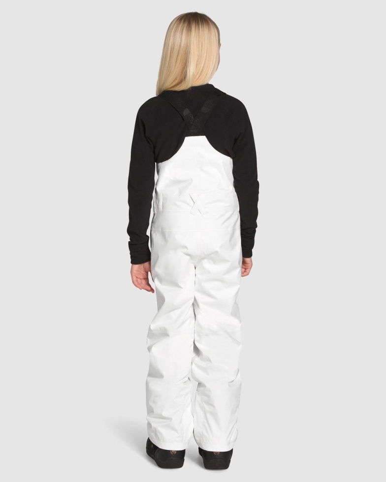 Freedom Insulated Bib Kids The North Face White