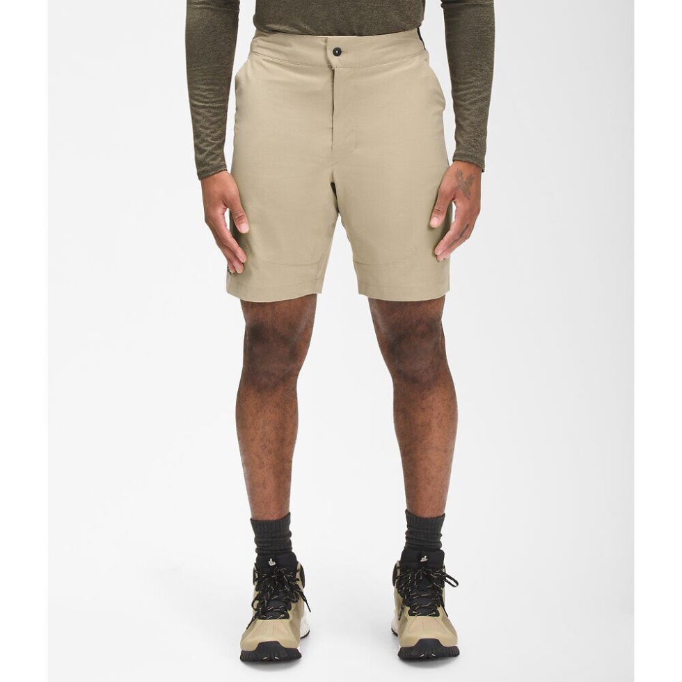 Men Paramount Active Shorts The North Face Twill Beige