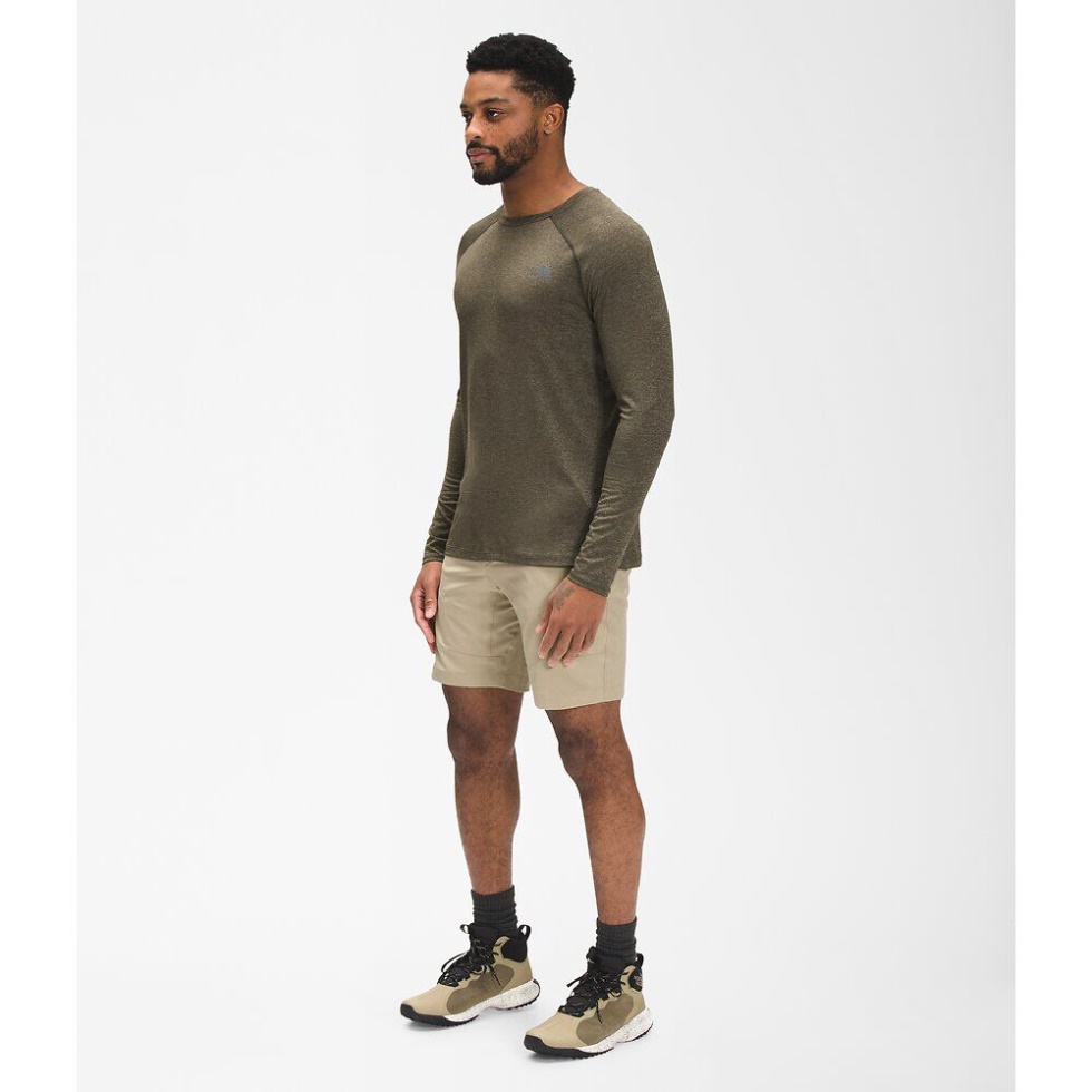 Men Paramount Active Shorts The North Face Twill Beige