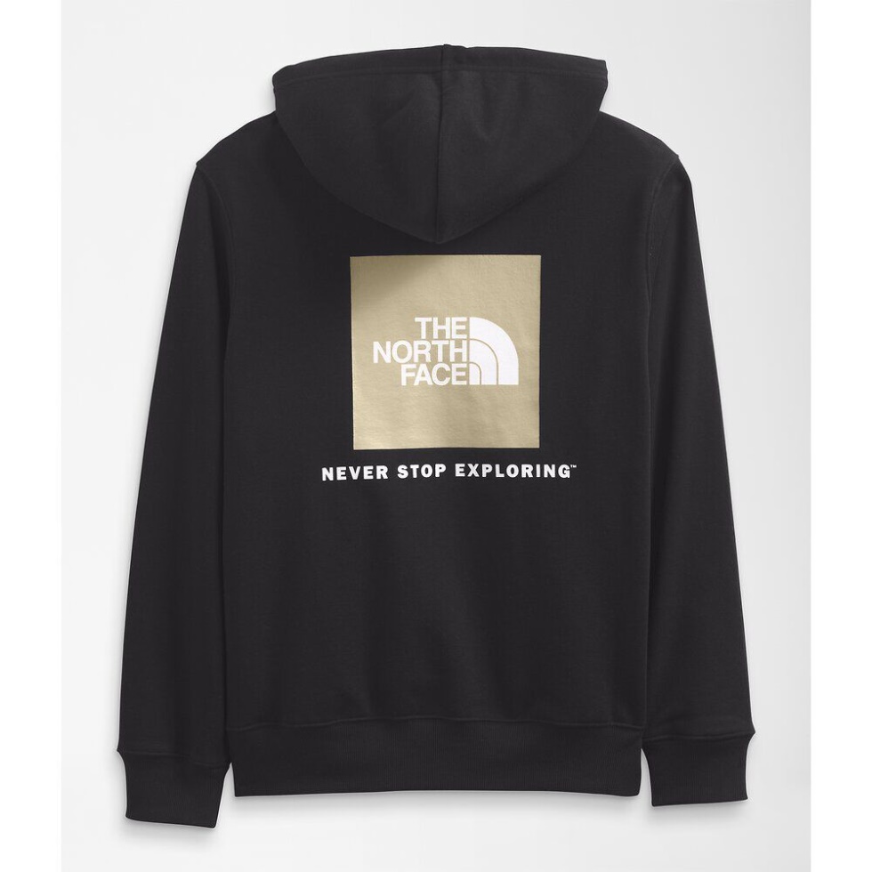 Black Gravel The North Face Men Box Nse Pullover Hoodie