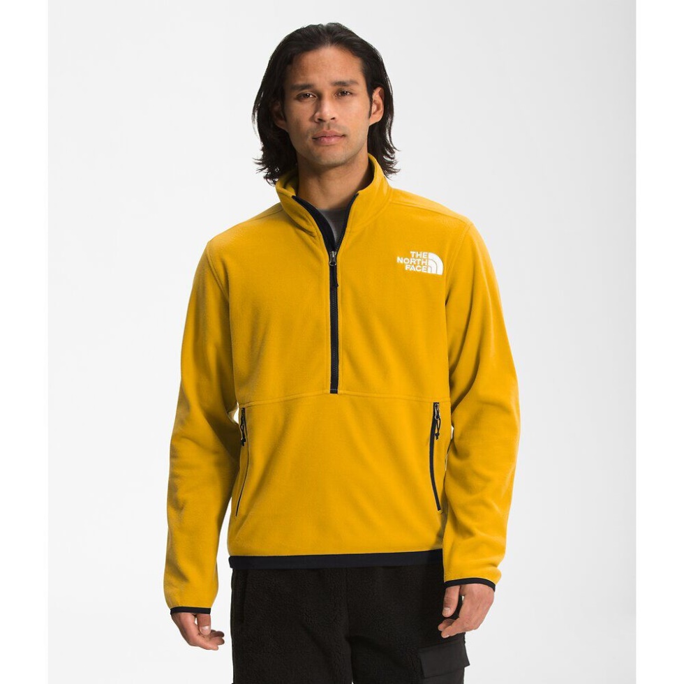 Men Tka Kataka Fleece Jacket Arrowwood Yellow The North Face