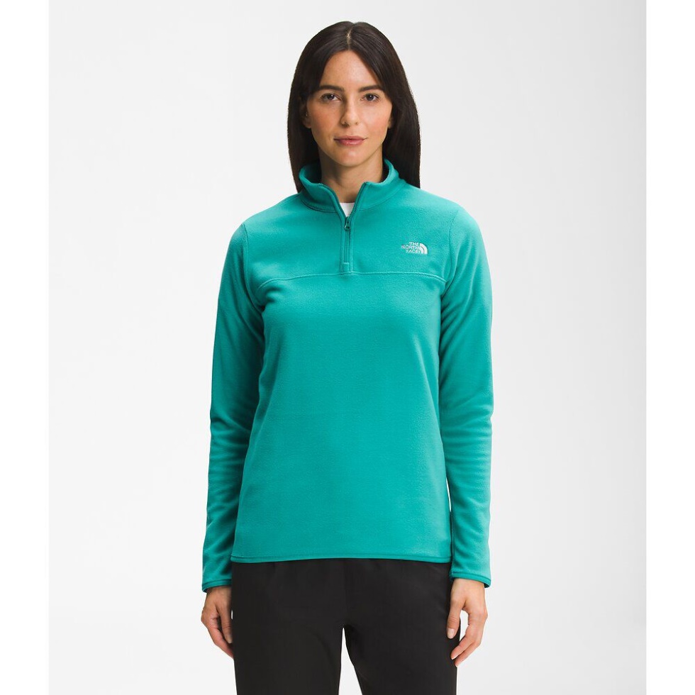 The North Face Porcelain Green Women Tka Glacier Fleece Zip