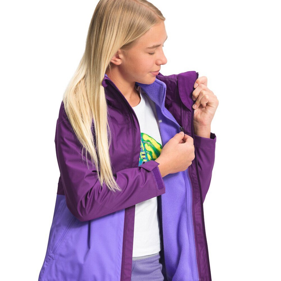 Gravity Purple Girls Vortex Triclimate Jacket The North Face