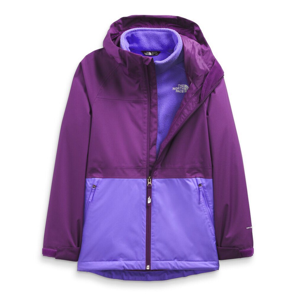 Gravity Purple Girls Vortex Triclimate Jacket The North Face