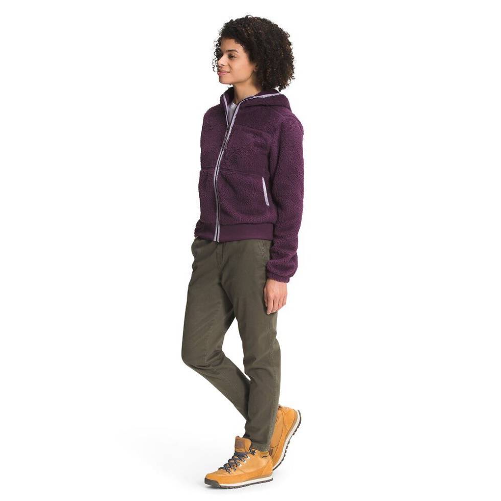Grey Women Dunraven Fleece Full Zip Hoodie The North Face