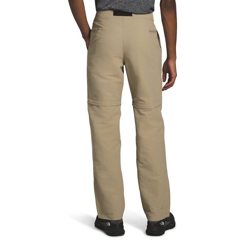 The North Face Twill Beige Men Paramount Trail Convertible Pants