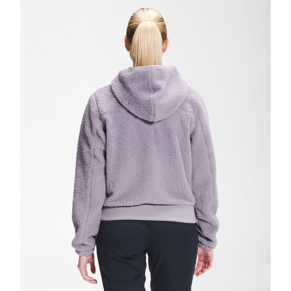 The North Face Grey Women Dunraven Fleece Full Zip Hoodie