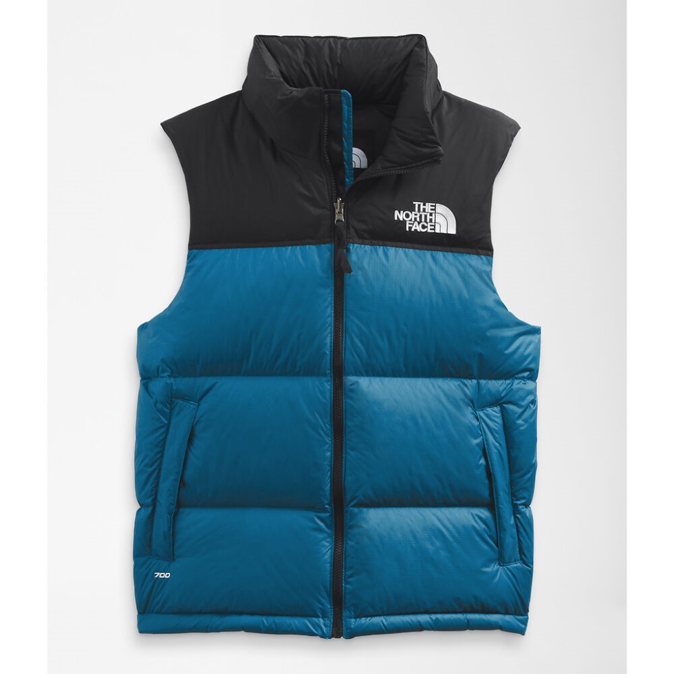 Men 1996 Retro Nuptse Vest Banff Blue The North Face
