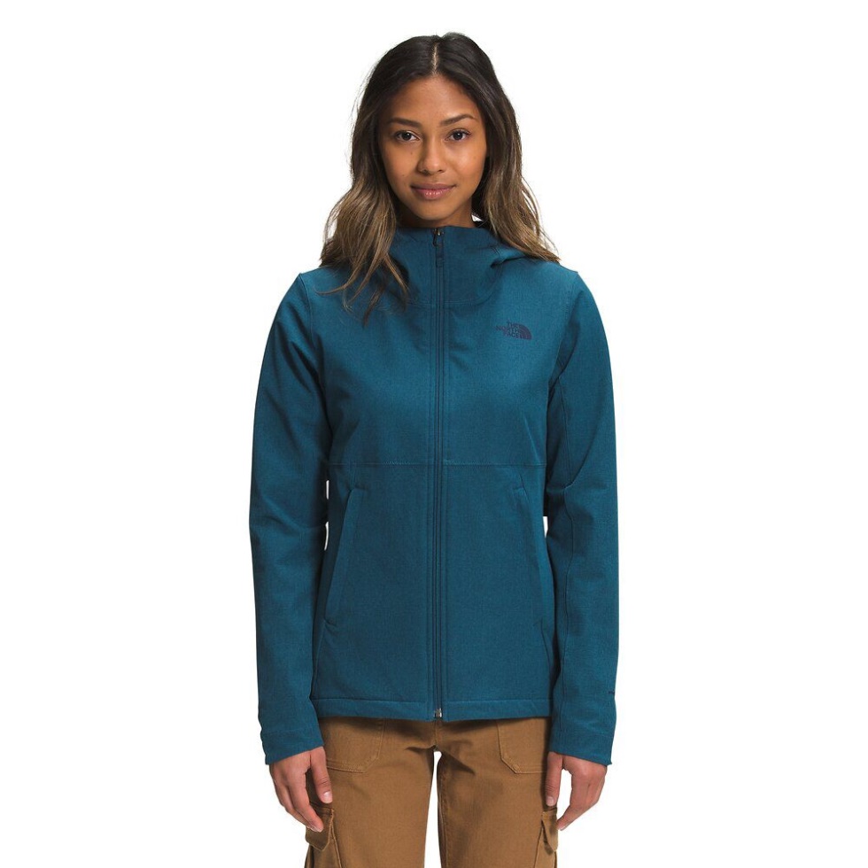 The North Face Women Shelbe Raschel Fleece Hoodie Blue Heather