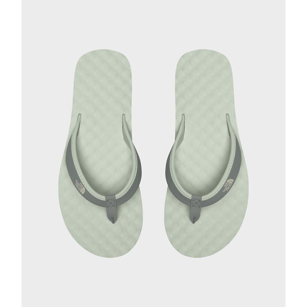 The North Face Green Mist Women Base Camp Mini Ii Flip Flop